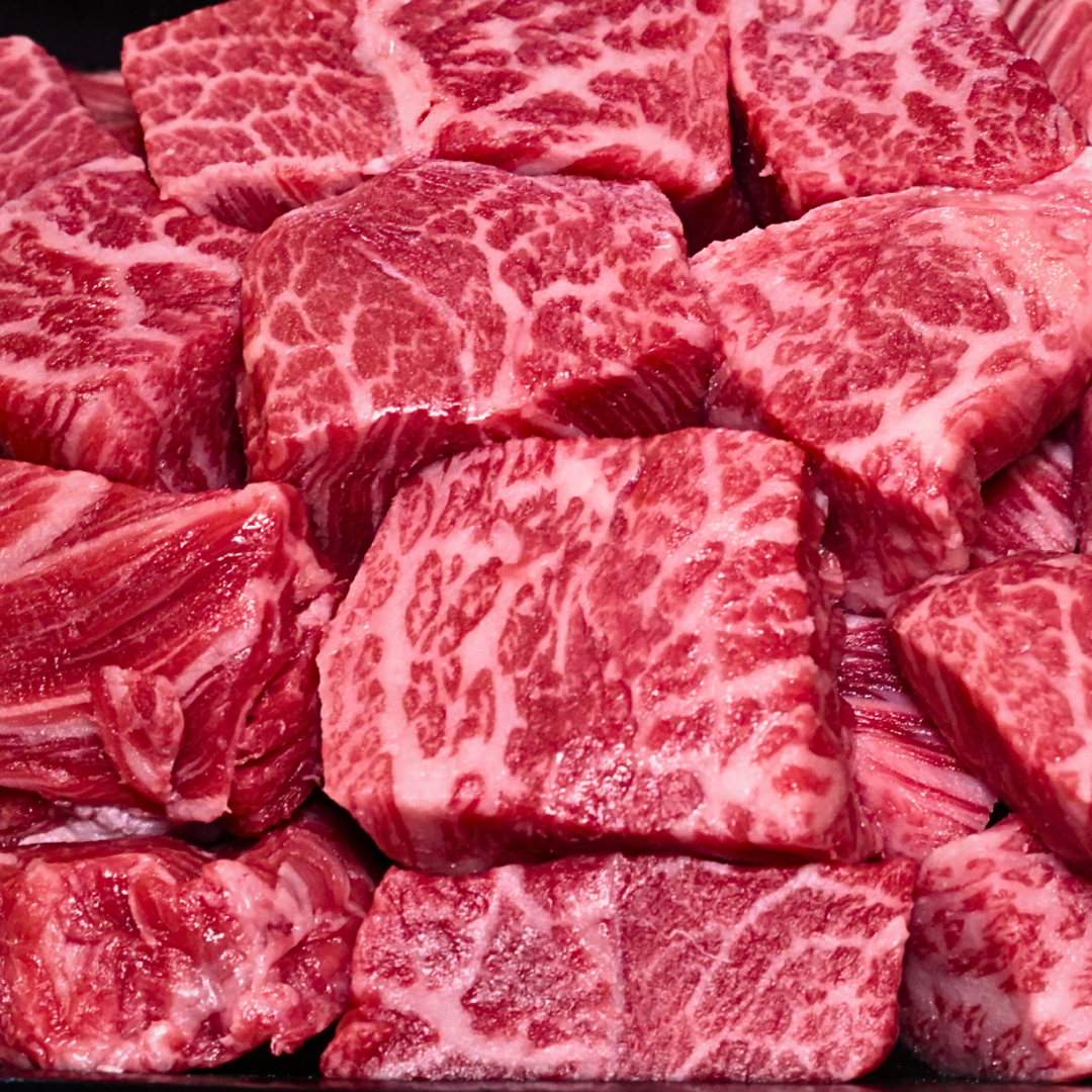 KING RIVER OYSTER BLADE, WAGYU MS3, DICED